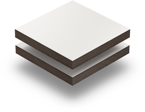 Unikern Bouw Compactplaat RAL 9010 3050 x 1300 x 6 mm