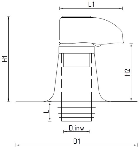 Kabeldoorvoer DW 3000 Ø 60 mm-3