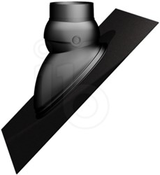Ubbink Pan Ubiflex universeel diam 131 mm 500x600 mm 15-55 gr. incl. schaal (UB) zwart