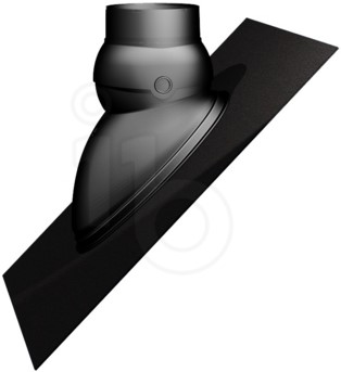 Ubbink Pan Ubiflex universeel diam 131 mm 500x600 mm 15-55 gr. incl. schaal (UB) zwart