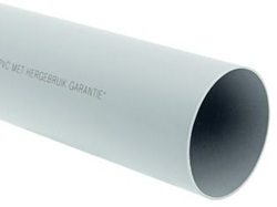 HWA Grijze Pvc Buis - Ø 80 mm 1.5 mm / Lengte = 4 m1