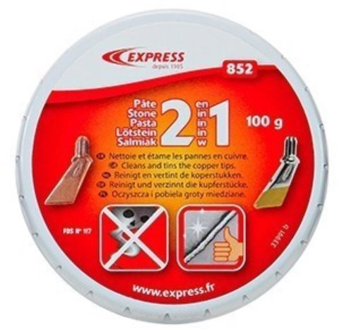 Zinnfix salmiaksteen t.b.v. reinigen longlife soldeerbout