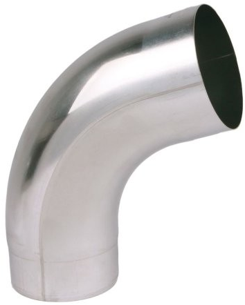 Bocht zink 100mm 72gr verjongde spie