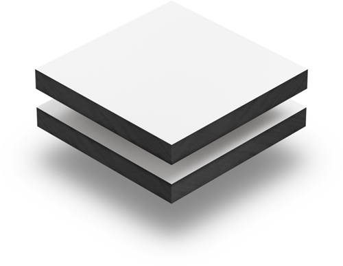 Unikern Bouw Compactplaat RAL 9016 3050 x 1300 x 6 mm
