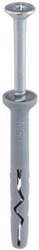 Klimas SM slagplug polyethyleen 8x140 mm platverzonken kop pozidrive-2 verzinkt