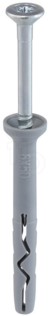 Klimas SM slagplug polyethyleen 8x100 mm platverzonken kop pozidrive-2 verzinkt