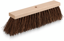 Bezem / Natuurvezel / 45 cm / Bruin