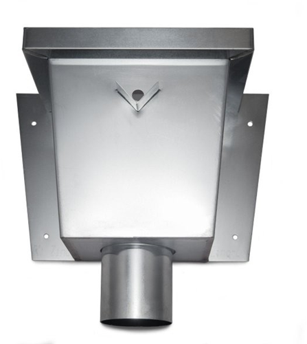 Vergaarbak model JUNIOR Ø80 zink