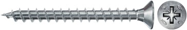 fischer spaanplaatschroef Power-Fast II 3,0x30 PZ verzonken kop voldraad blauw verzinkt (300)