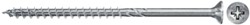 fischer spaanplaatschroef Power-Fast II 3,5x45 PZ verzonken kop deeldraad blauw verzinkt (200)