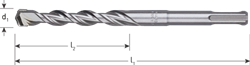 Rotec Sds boor Ø8 x 200/260 mm