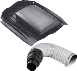 Flexibele slang voor ventilatiepan Ø100mm 50cm