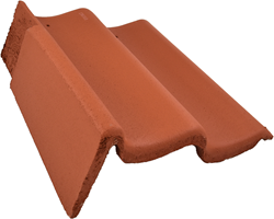 S-pan Gevelpan links (uitsp. 110mm) 2000 S Oranjerood (301)
