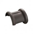 Halfronde eindvorst 225mm T (Vario) blauw gesmoord