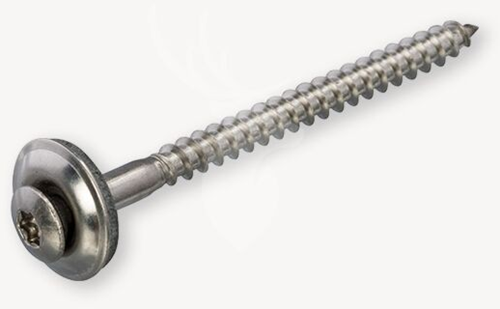 Dakplaatschroef 4.5 x 60 RVS A2, met EPDM ring en boorpunt, Torx 20 (100)