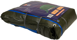 Konvox Dekkleed 180gr blauw/groen 8x10m