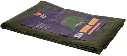 Konvox Dekkleed 180gr blauw/groen 4x6m