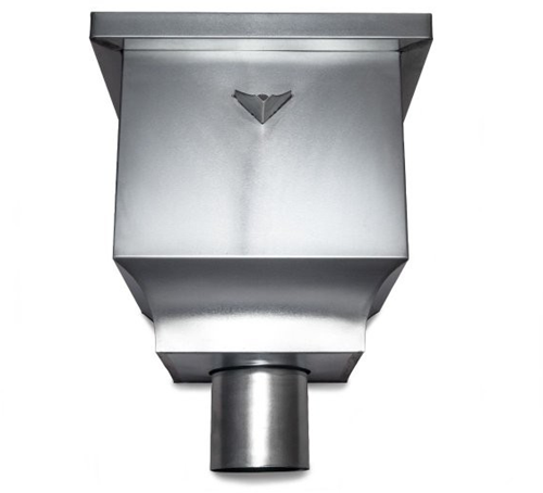 Vergaarbak model BRABANTS Ø80 zink