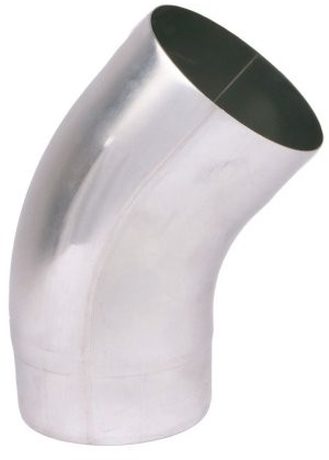 Bocht zink 100mm 40gr verjongde spie