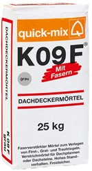 Quick-mix dakdekkersmortel K09F 25kg zwart