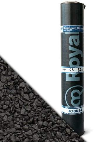 Royalgum Bicom Granulaat 7.5 m x 1 m 470K24 Zwart Granulaat 