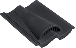 Monier Sneldek Classic novo+ zwart ventilatiepan