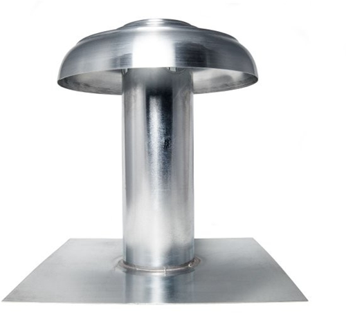 Dakontluchting zink Ø100 mm