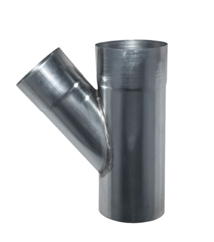HWA T-stuk Ø100x100x100 mm 45°