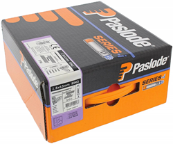 Paslode stripspijkers 2,8 x 51 mm ring (3750 st.) + 3 gasflesjes IM90